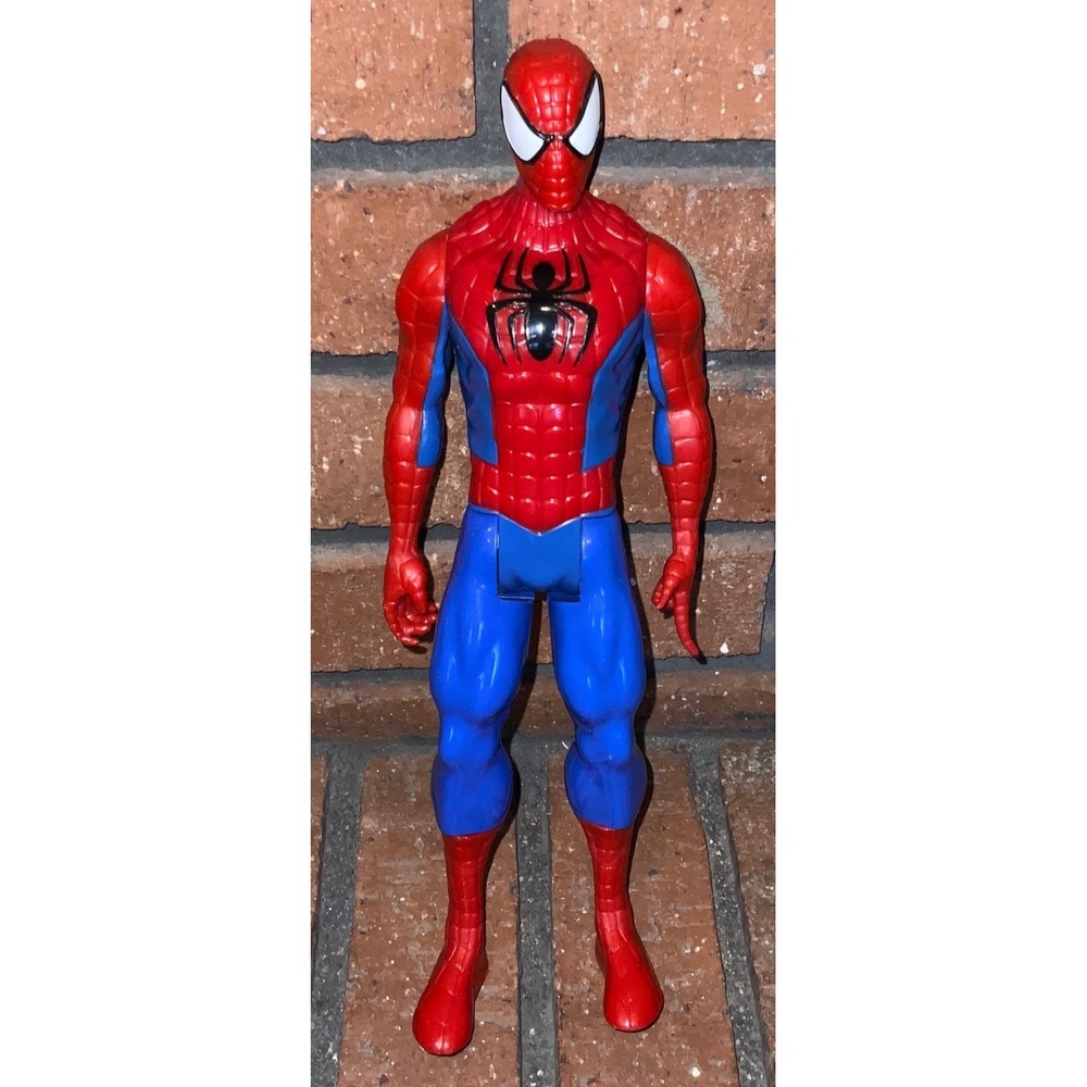 Marvel Spider-Man 12 Inch Action Figure Titan‎ Hero Series Red Blue Classic Suit